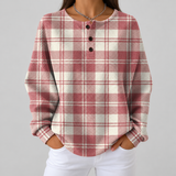 Emma - Blush Plaid Jumper