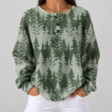 Emily - Green Evergreen Forest Jumper