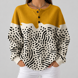 Opal - Mustard Yellow Polka Dot Jumper