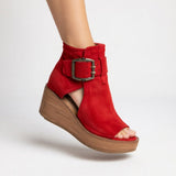 Casimira™ | Open Wedge Ankle Boots