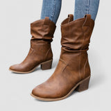 Leonor™ | Slouch Heel Boots