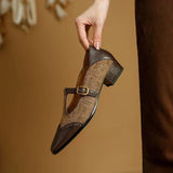 Cassandra - Vintage Buckle Shoes