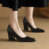 Vera - Block Heel Pumps