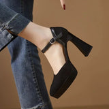 Celeste - Platform Ankle-Strap Pumps