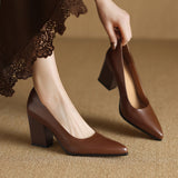 Vera - Block Heel Pumps