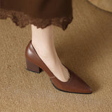 Vera - Block Heel Pumps