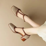 Henrietta - Elegant Mid-Heel Shoes
