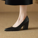 Vera - Block Heel Pumps