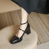 Harper - Elegant Ankle-Strap Pumps