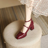 Harper - Elegant Ankle-Strap Pumps