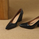 Vera - Block Heel Pumps