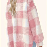 Frieda | Elegant Striped Fleece Jacket