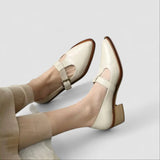 Tessa - Orthopaedic Block Heel Mary Janes