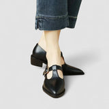 Tessa - Orthopaedic Block Heel Mary Janes