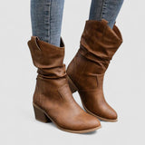 Leonor™ | Slouch Heel Boots