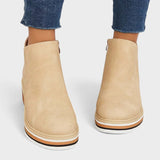 Marcela™ | Zip-Up Platform Ankle Boots