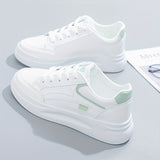 Adrienne - Chic White Trainers, Light Comfort