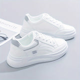 Adrienne - Chic White Trainers, Light Comfort