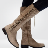 Rebeca™ | Durable Patent Knee-High Boots