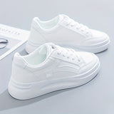Adrienne - Chic White Trainers, Light Comfort