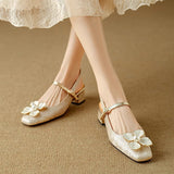 Susanna - Elegant Shoes with Floral Detail