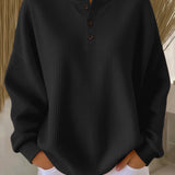 Helen - Solid Waffle Knit Jumper