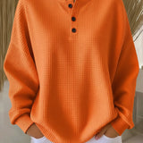 Helen - Solid Waffle Knit Jumper