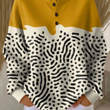 Opal - Mustard Yellow Polka Dot Jumper