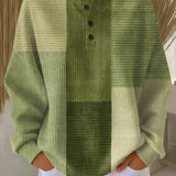 Charlotte - Green Patchwork Jumper