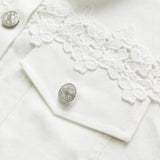 Addison | Lace-Panel Jacket