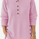 Kylie – Long Sleeve Solid Knit Jumper